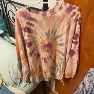 American Eagle Jegging Crew Tie dye sweatshirt